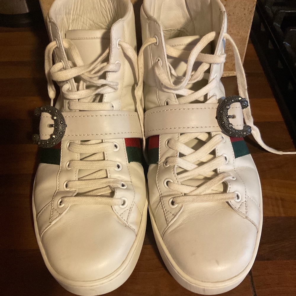 Men Gucci ace high dionysus with buckle size 14. Very rare !!!